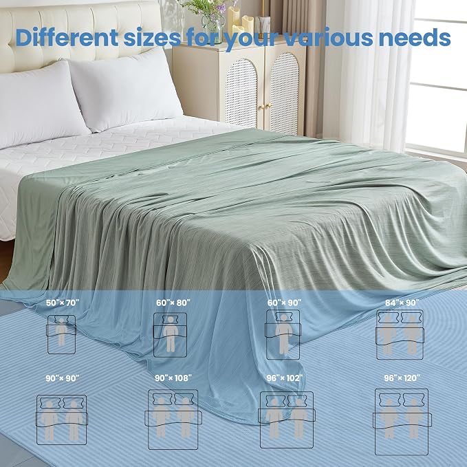 OIGAE Cooling Blanket for Hot Sleepers - Image 2