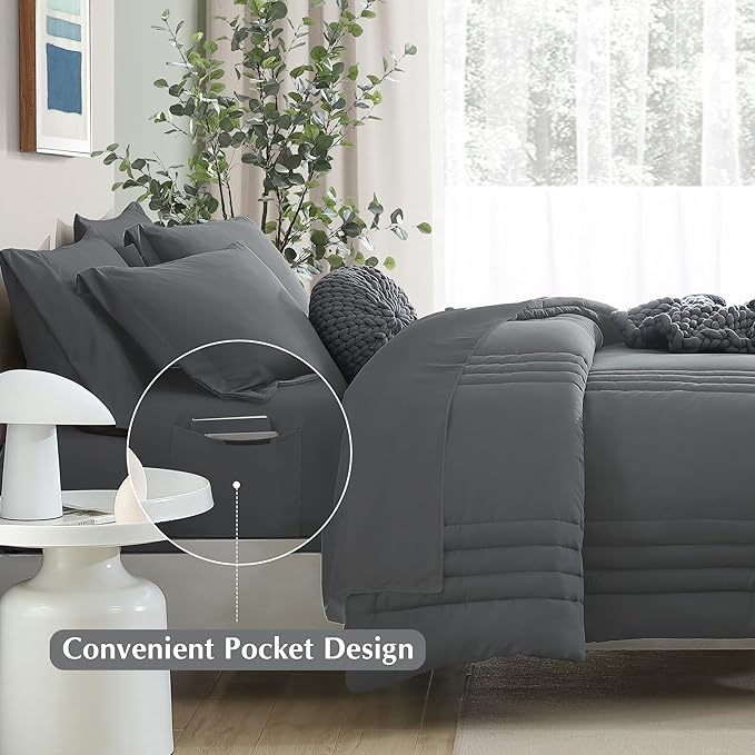 Monbix Twin XL Size Comforter Set - Image 4