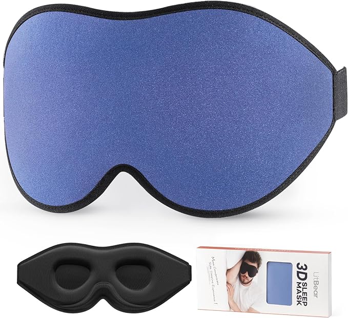 LitBear Sleep Masks, Light Blocking Eye Mask Sleeping by LitBear