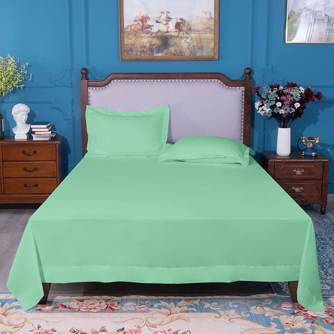 NTBAY Twin Extra-Long Flat Sheet Only - Image 4