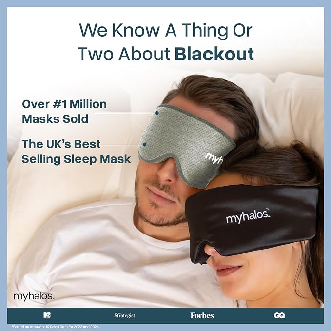 MyHalos® Sleep Mask – 3D Blackout Eye Mask - Image 5