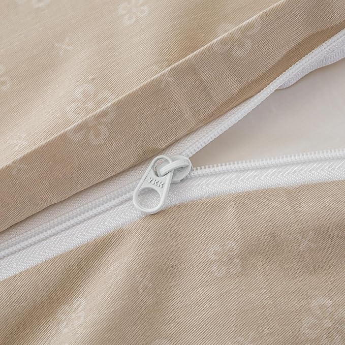OAITE Duvet Cover Set King Size Floral Pattern 500 Thread Count Ultra Soft 100% - Image 7