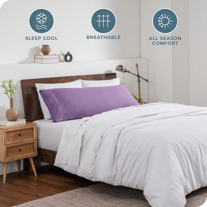 Bare Home Microfiber Body Pillow Cover - Image 2