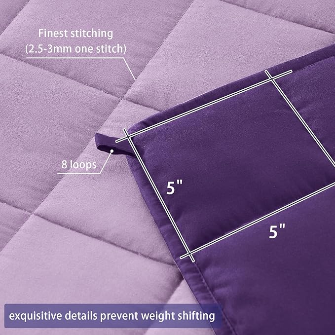 yescool Weighted Blanket for Adults Cooling Heavy Blanket for Sleeping Perfect - Image 5