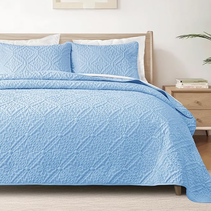 Exclusivo Mezcla Twin Quilt Bedding Set, Lightweight Soft Bedspreads Coverlets by ExclusivoMezcla