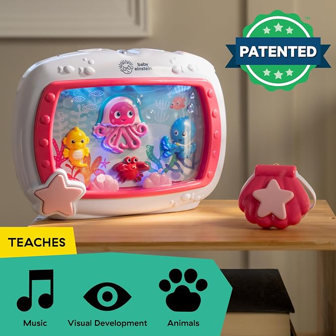 Baby Einstein Sea Dreams Soother Musical Crib Toy and Sound Machine, Newborn - Image 5