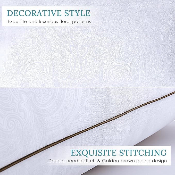 HUXMEYSON King Size Pillows Set of 2, Luxury Hotel Bed Pillows Set - Image 5