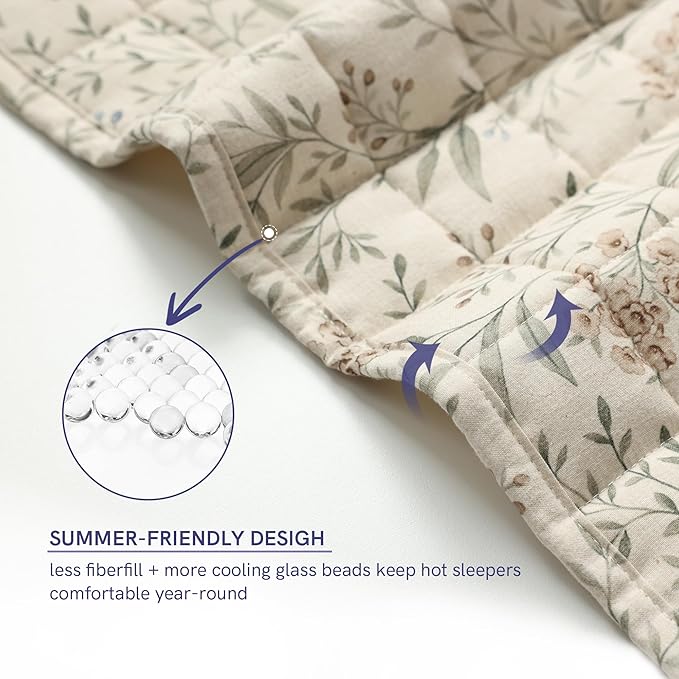 YnM King Size Linen Weighted Blanket - Image 5