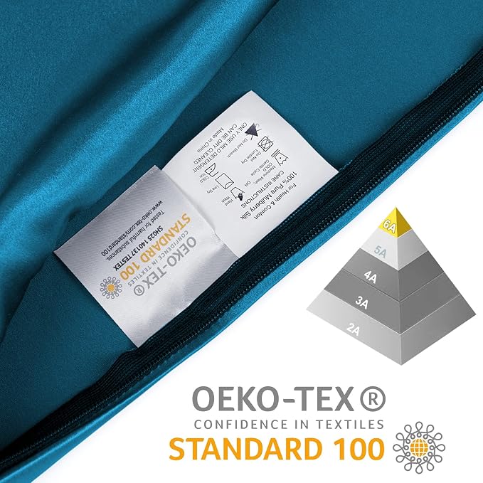 OLESILK Silk Body Pillowcase 20x54 Zippered: 100% Mulberry Silk - Image 5