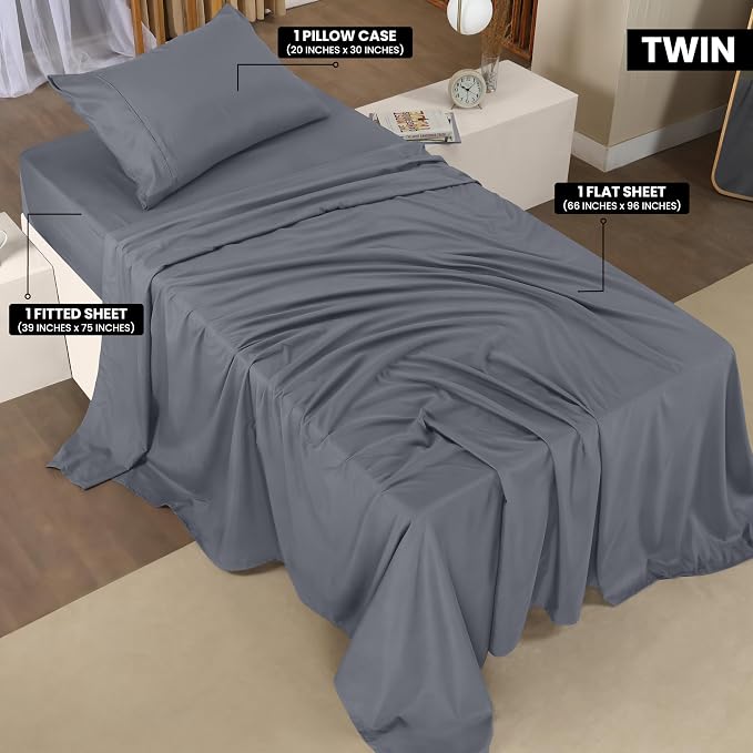 Utopia Bedding Twin Bed Sheets Set - Image 2