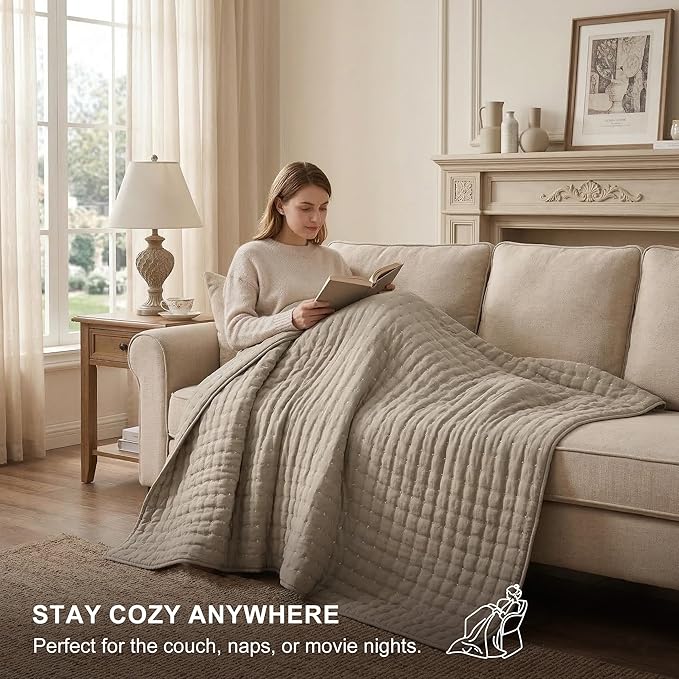 WDCOZY California Oversized Cal King Size Quilt Bedding Sets - Image 5