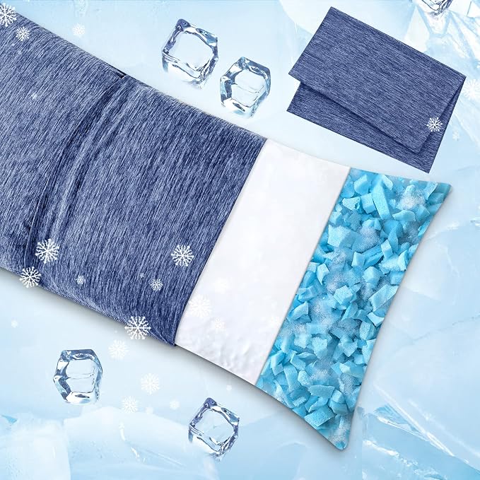 MIULEE Body Pillow for Adults Shredded Memory Foam for Sleeping - Image 5