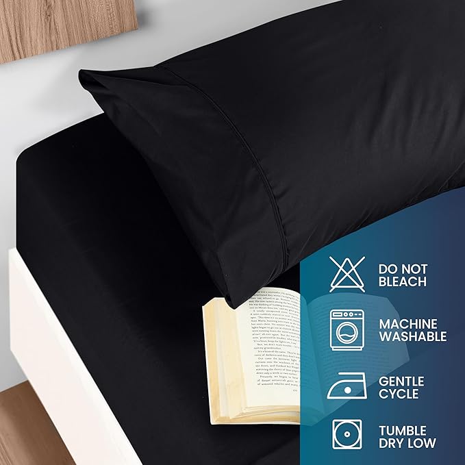 Utopia Bedding Queen Size 4 Piece Sheet Set - Image 5