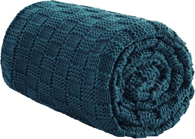 Knitted Weighted Blanket Kids, No Beads Heavy Blanket 36” x 48'' 3lbs, by Unknown