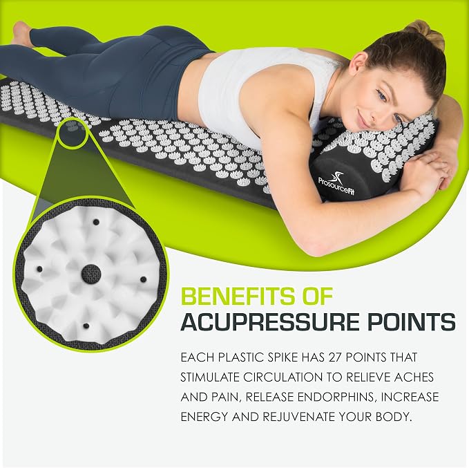 ProsourceFit Acupressure Mat and Pillow Set - Image 3