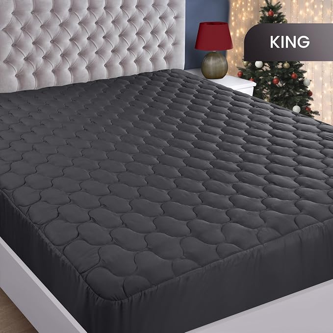 Utopia Bedding Waterproof Mattress Protector, King Mattress Pad, Quilted Fitted - Image 2