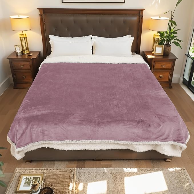LaffyLo Heated Throw Blanket 50 x 60, Fast Heating Electric Blanket, Dual-Sided - Image 2
