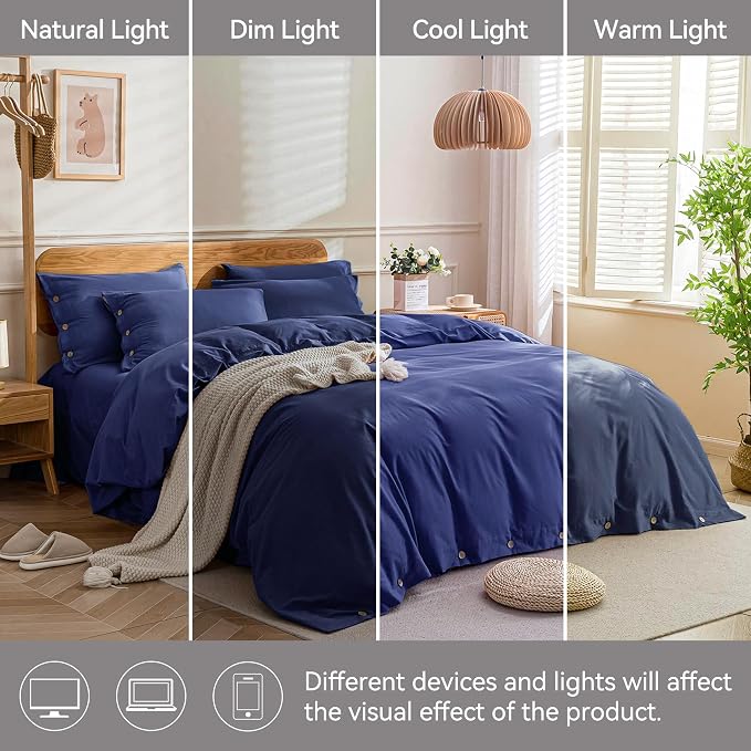 JELLYMONI Cotton Duvet Cover Queen Size - Image 9