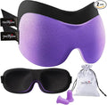 PrettyCare 3D Sleep Mask 2 Pack, Eye Mask by PrettyCare