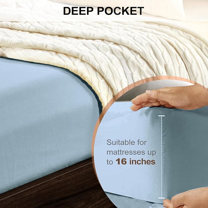FreshCulture Twin XL Fitted Sheet Only - Image 4