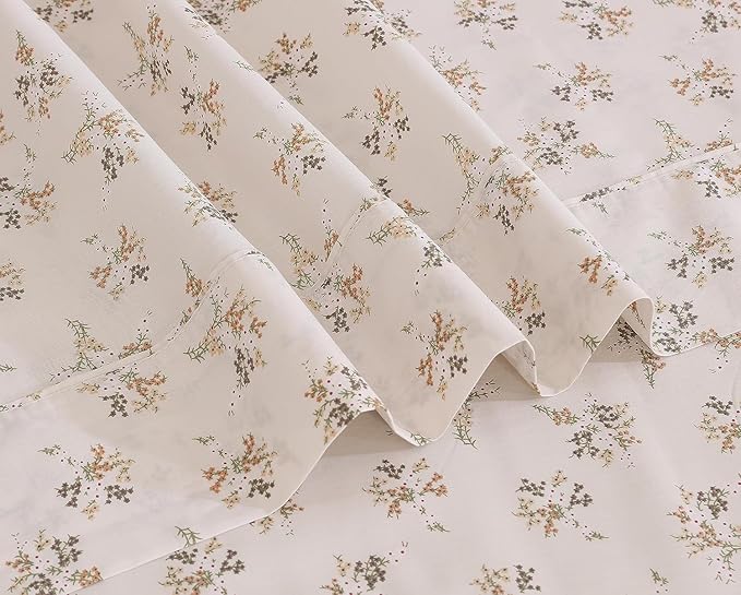 RUVANTI 100% Cotton Sheets – Split King Size Percale Bedding, Cooling & - Image 6