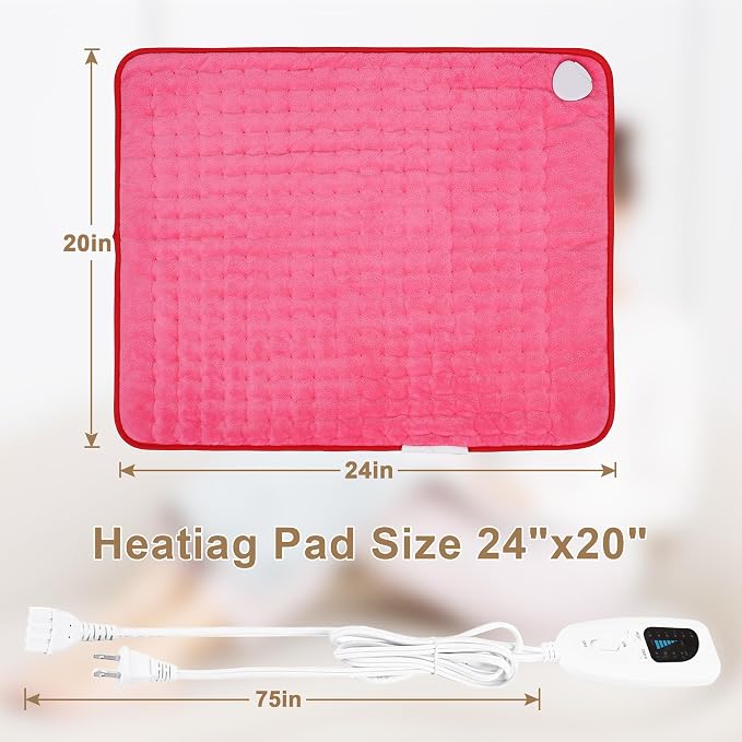 Deepsoon Heating Pad, Electric Heating Pads - Image 8