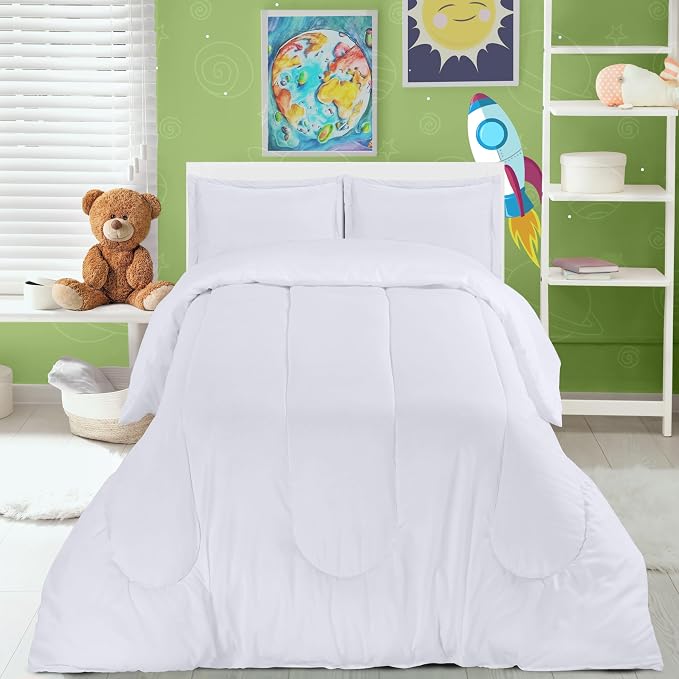 Utopia Bedding White Kids Comforter Set - Image 4