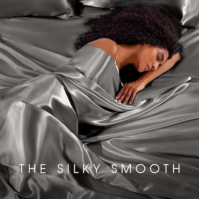 FreshCulture Satin Sheets King Size - Image 6