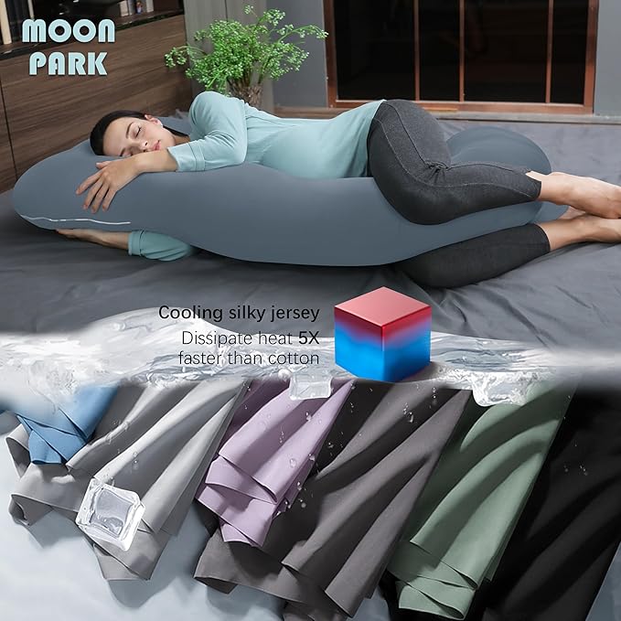 MOON PARK Pregnancy Pillows for Sleeping - Image 3