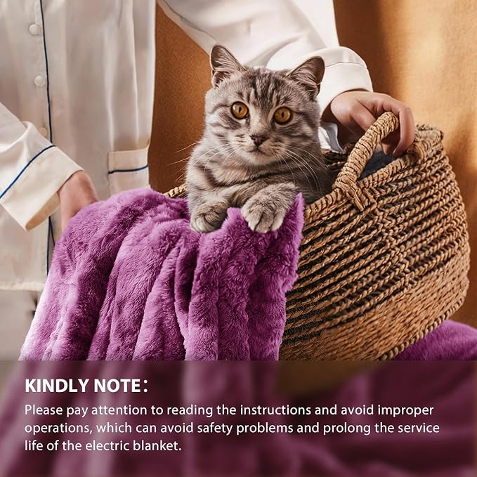 Homemate Electric Heated Blanket Queen Size - Image 6