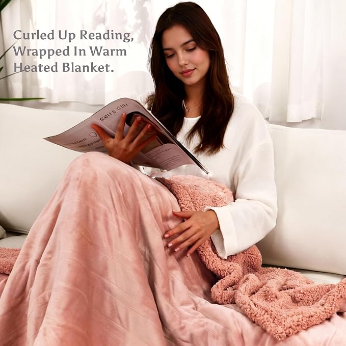 Electric Heated Blanket Full Size 72" x 84" - Image 2