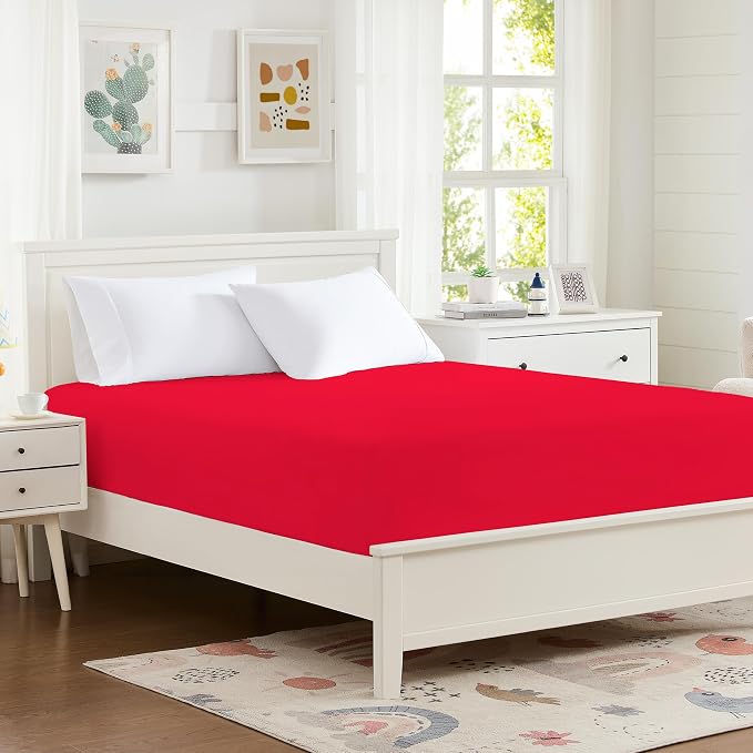 Hotella 100% Microfiber King Size Fitted Sheet Only, Fit by Hotella