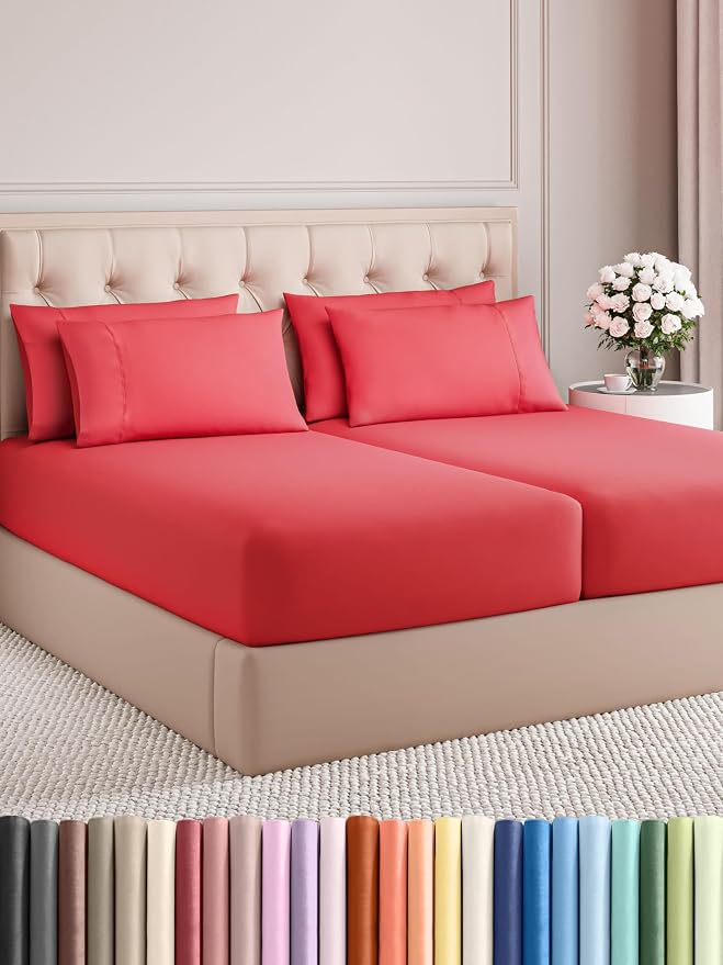 Split King 7 Piece Sheet Set by CGKUnlimited