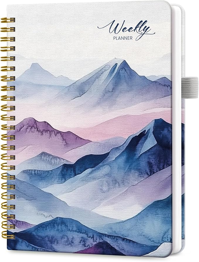 Undated Weekly Planner, Weekly To Do List Notebook by Taja