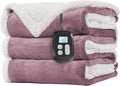 LaffyLo Electric Heated Blanket Twin Size 62 x 84, Fast Heating Blanket by LAFFYLO