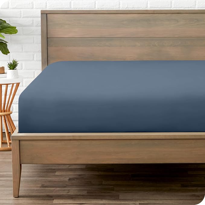 Bare Home Fitted Bottom Sheet Full XL Size by BareHome