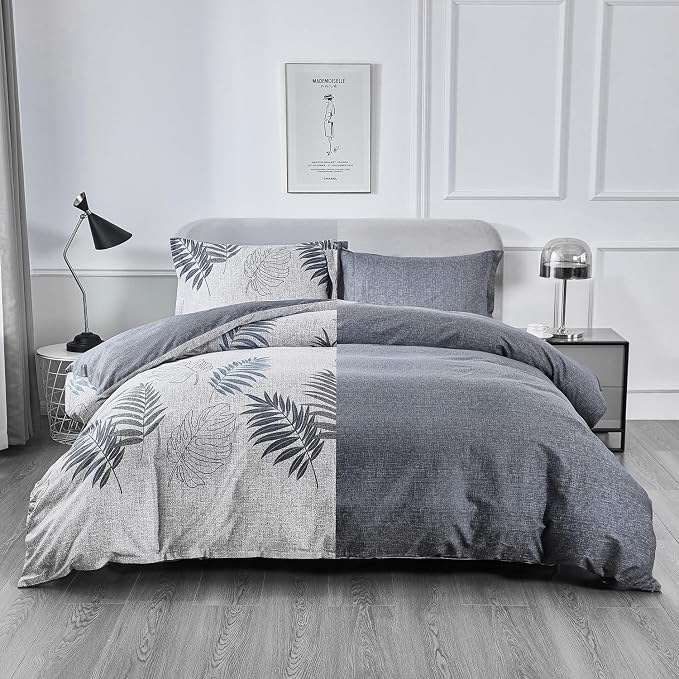 OAITE Duvet Cover Set, 100% Cotton Comforter Cover - Image 3