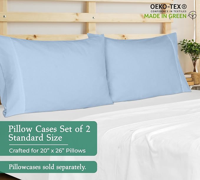 Royale Linens Standard Pillowcase Set of 2 - Image 2