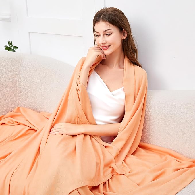 AmyHomie Cooling Blanket Queen Size, 100% Rayon Derived from Bamboo, Cool - Image 2