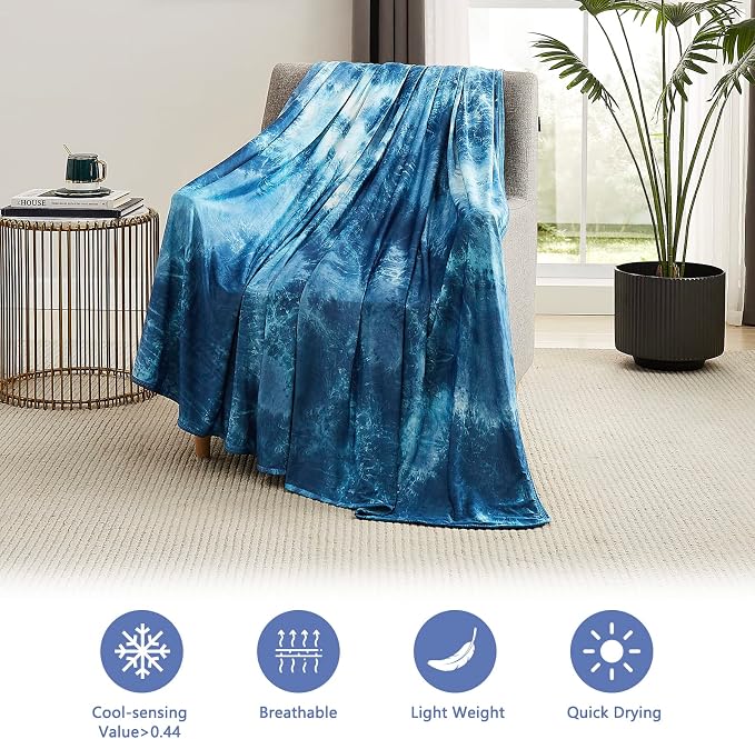 Topcee Cooling Blanket for Hot Sleepers and Night Sweats, 100% Oeko-Tex - Image 6