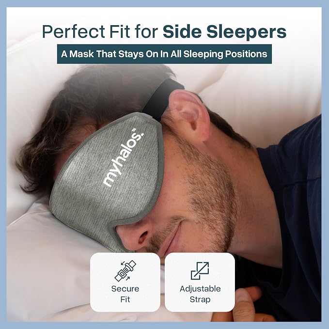 MyHalos® Sleep Mask – 3D Blackout Eye Mask - Image 6