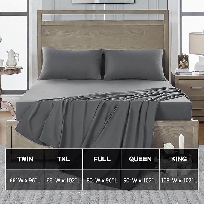 FreshCulture Twin Flat Sheets Only 2 Pack - Image 5