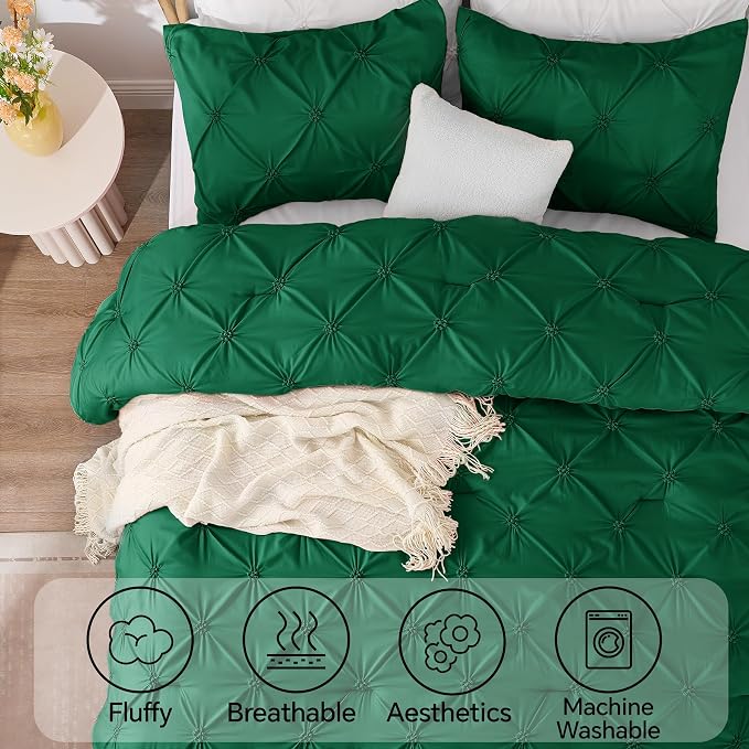BEDELITE Forest Green Twin Comforter Set - Image 5