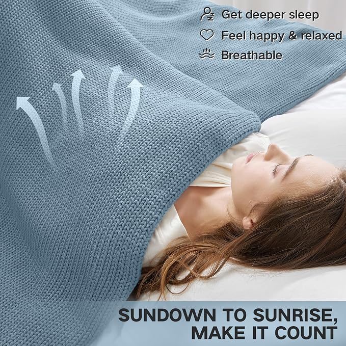 Guohaoi Knitted Weighted Blanket - Image 6