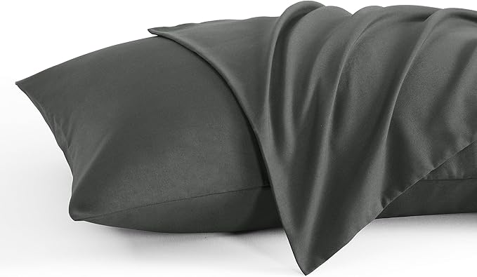 NTBAY Standard Pillow Cases Set of 2, 2 Pack Brushed Microfiber 20x26 Pillow by NTBAY