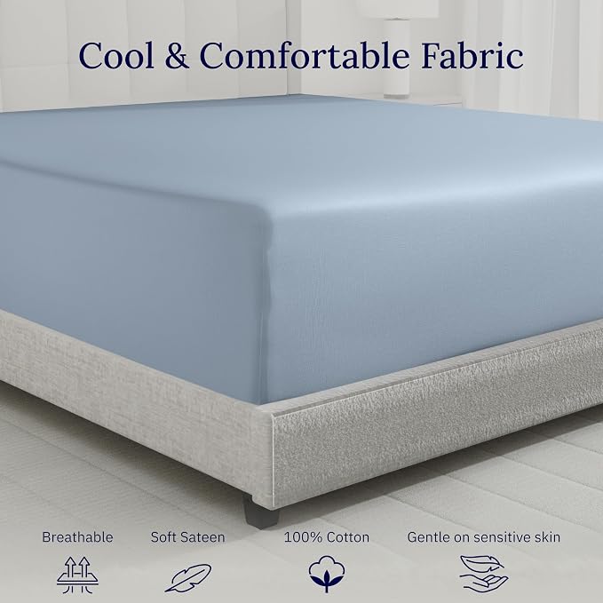 California Design Den Full Size Fitted Sheet Only - Image 7