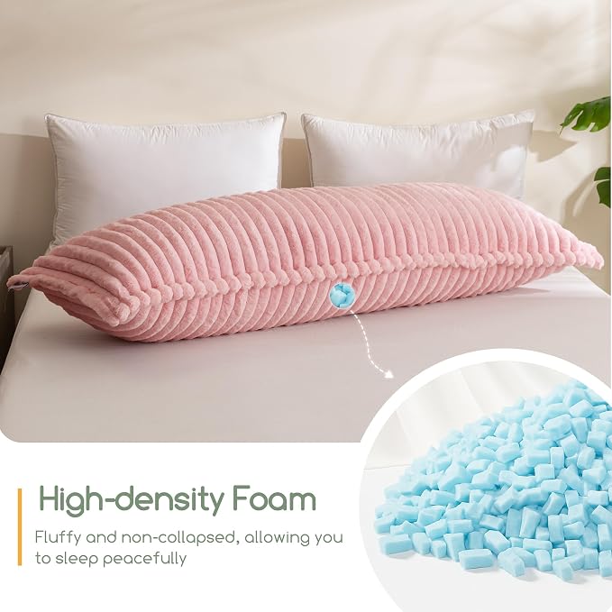HIGOGOGO Memory Foam Body Pillow, Thickened Large Long Bed Pillow - Image 5