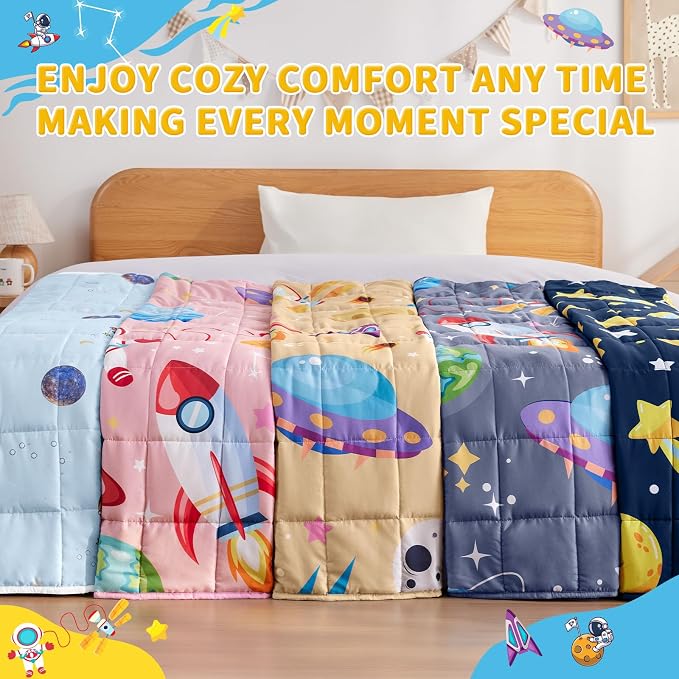 anfie Weighted Blanket Kids Weighted Blanket Cooling Blanket - Image 4