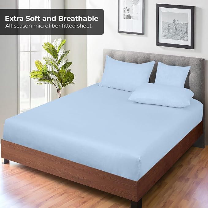 Royale Linens Fitted Sheet King - Image 4