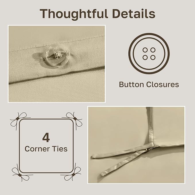 California Design Den 100% Cotton Duvet Cover King Only - Image 7